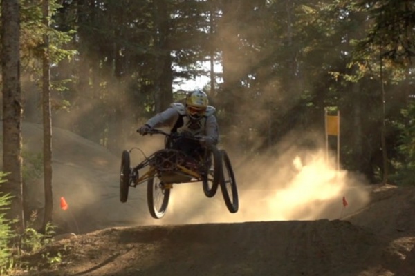 Rodando con Stacy Kohut por el Bike Park de Whistler