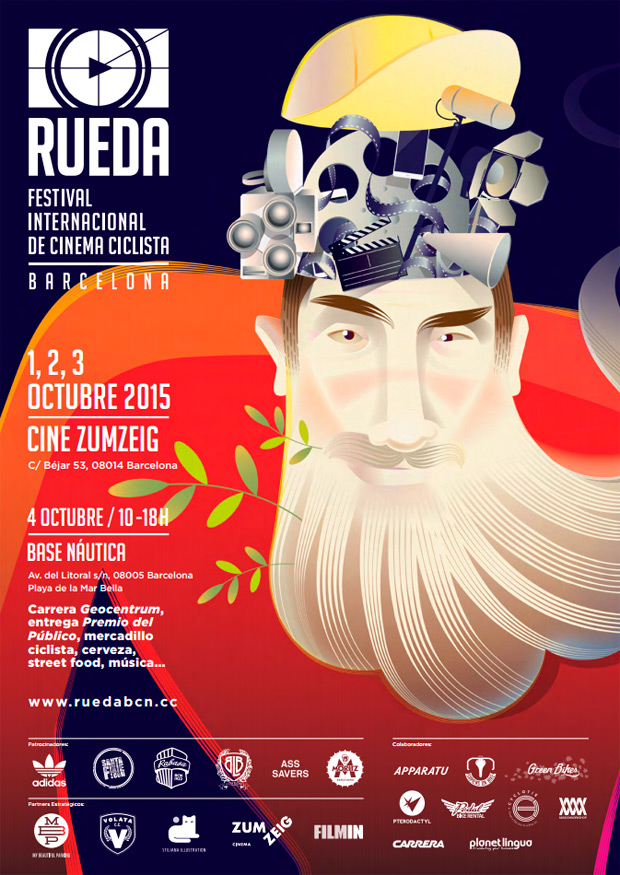 Rueda, un nuevo Festival Internacional de Cine Ciclista en Barcelona con carrera incluida