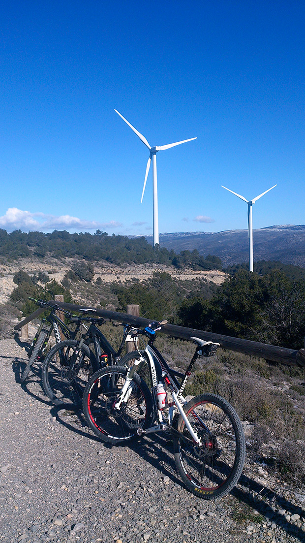 La foto del día en TodoMountainBike: 'En Higueruelas a 2º bajo cero'