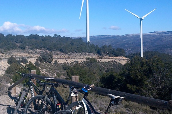 La foto del día en TodoMountainBike: "En Higueruelas a 2º bajo cero"