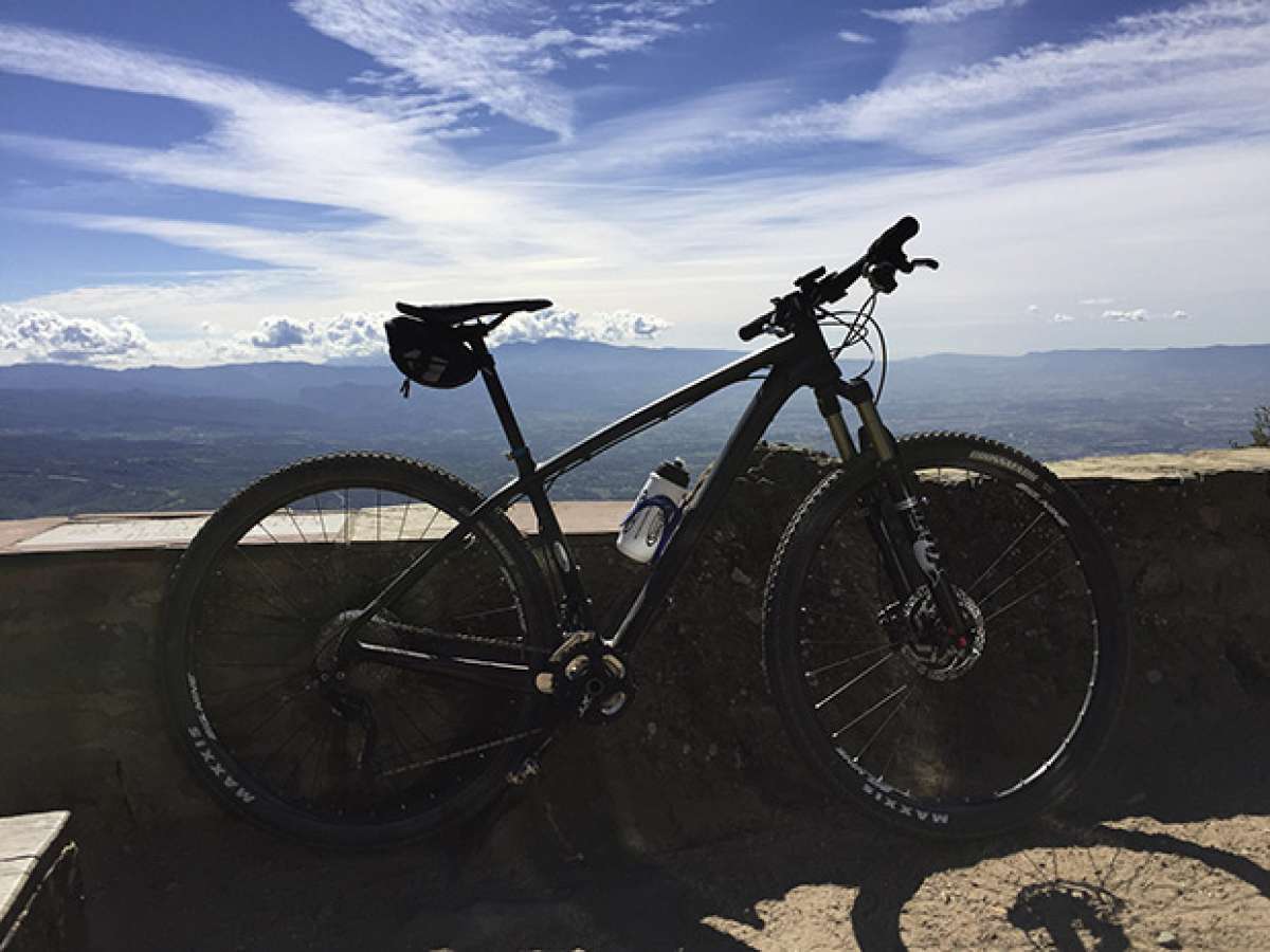 La foto del día en TodoMountainBike: 'Subida al Santuario de Bellmunt'