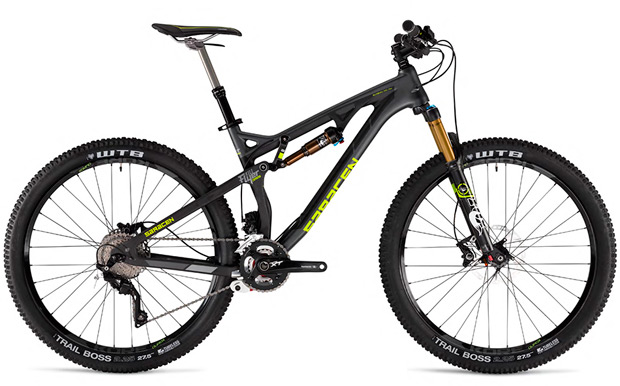 Saracen Kili Flyer Team 2015: Ruedas de 27.5 pulgadas y cuadro de carbono para la doble más ligera de Saracen