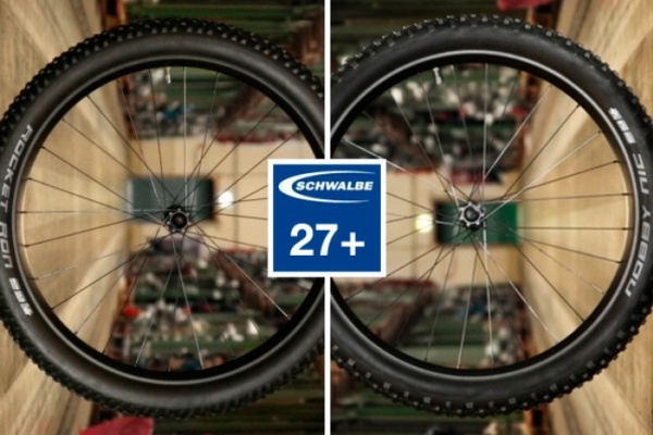 Nueva medida 27.5+ para las cubiertas Schwalbe Nobby Nic y Rocket Ron