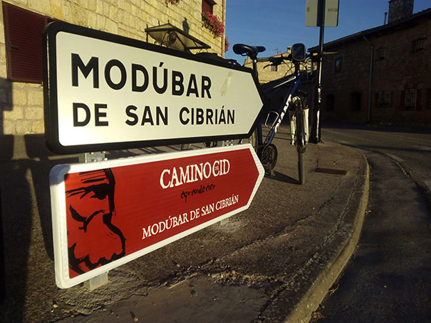 El 'Camino del Cid', ya señalizado en las carreteras de la provincia de Burgos