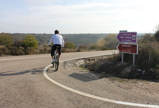 El 'Camino del Cid', ya señalizado en las carreteras de la provincia de Burgos