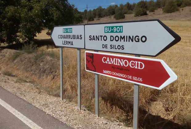 El 'Camino del Cid', ya señalizado en las carreteras de la provincia de Burgos