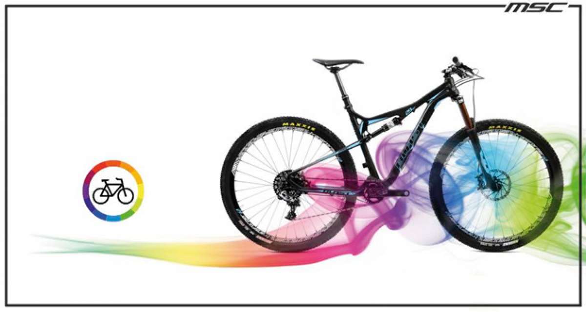 Hasta 939 colores de la gama Pantone para personalizar las bicicletas de MSC Bikes