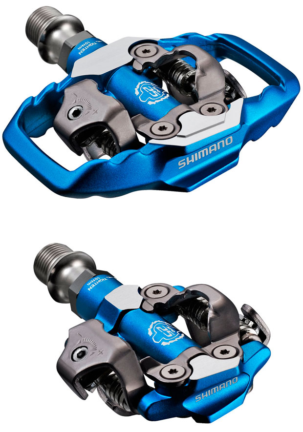 Nueva edición en azul para las zapatillas Shimano M200 y los pedales Shimano XTR M990 y M995