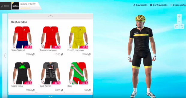 Juegos de velódromo y equipaciones personalizadas, algunas de las mejoras del simulador de Bkool