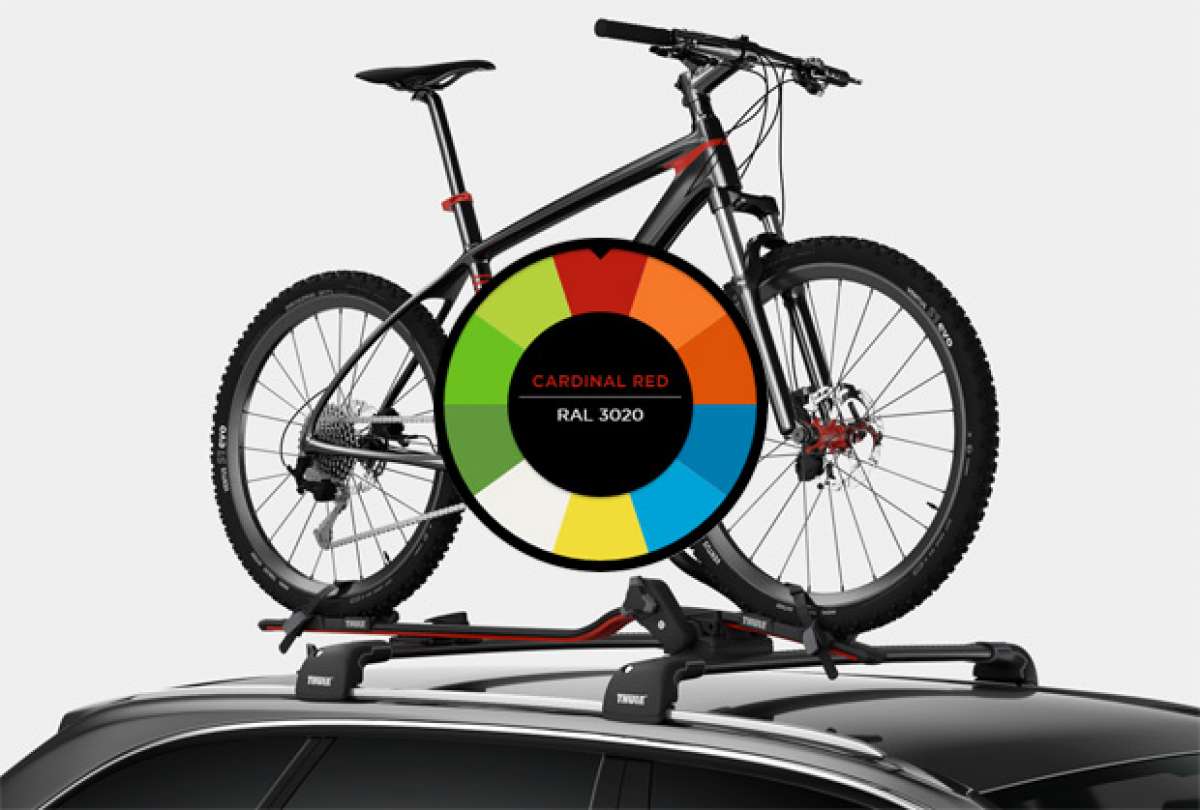Edición limitada para el portabicis Thule ProRide 598, ahora a juego con los colores de nuestra bicicleta