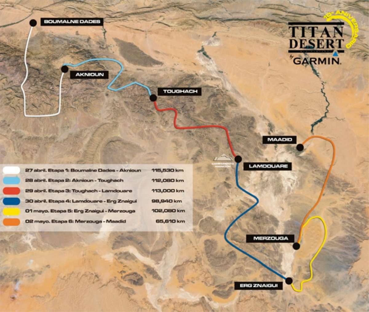 Titan Desert 2015: Alta montaña, desierto extremo y navegación para el recorrido de su décima edición