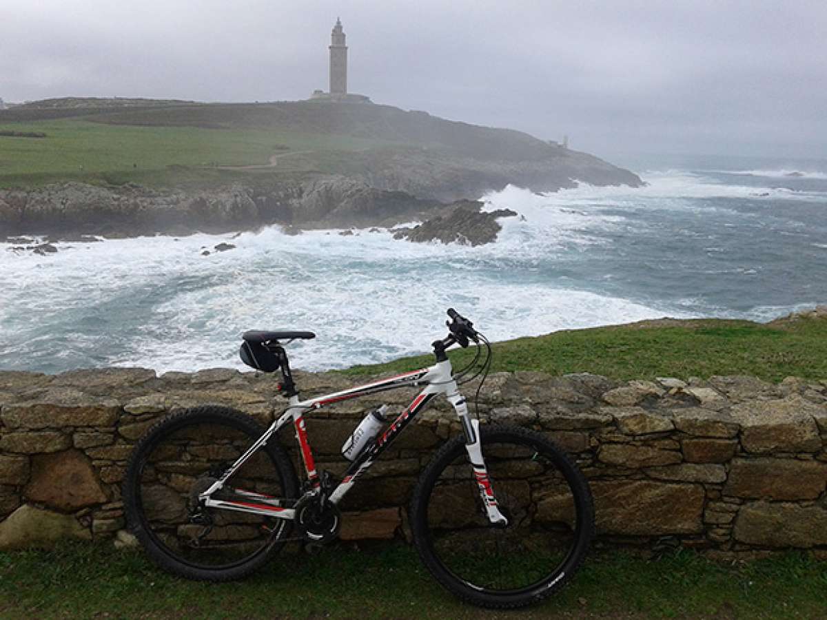 La foto del día en TodoMountainBike: 'Mañana de invierno en La Coruña'