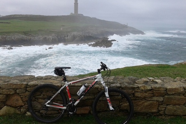 La foto del día en TodoMountainBike: "Mañana de invierno en La Coruña"