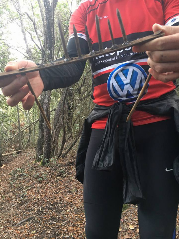 Alerta en Cataluña: Trampas para ciclistas en la zona de Sant Gregori (Girona)