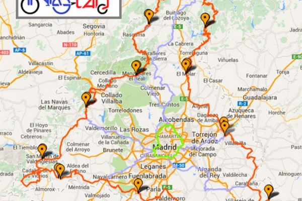 TransCAM, vacaciones "a pedales" en la Comunidad de Madrid
