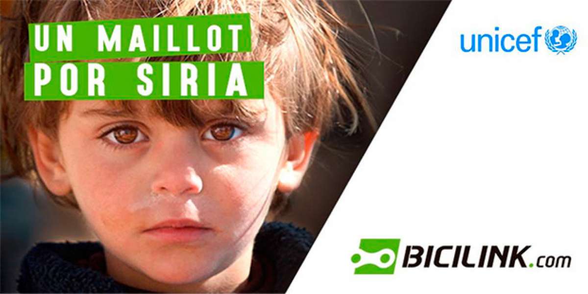 'Un maillot por Siria', una iniciativa de Bicilink y UNICEF apadrinada por algunos de los mejores corredores XCO del mundo