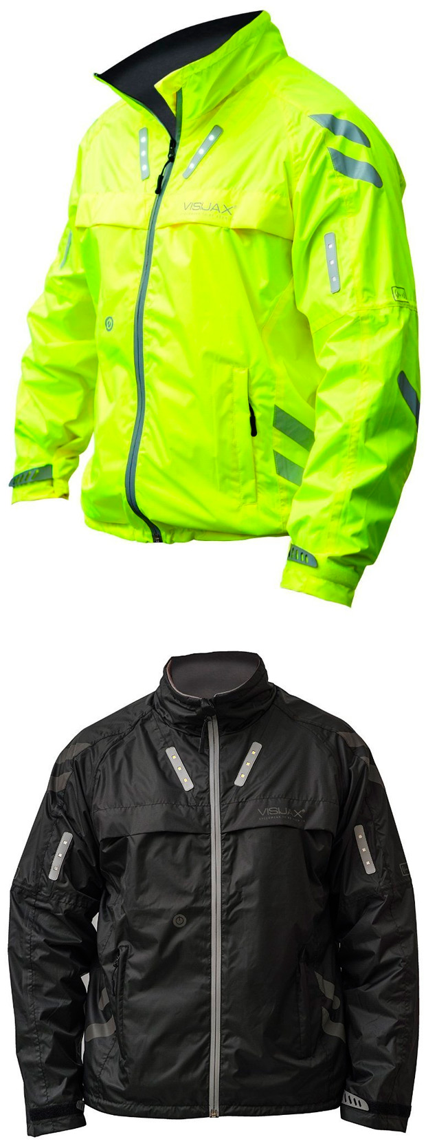 Visijax Commuter, una chaqueta de alta visibilidad con iluminación integrada para ciclistas