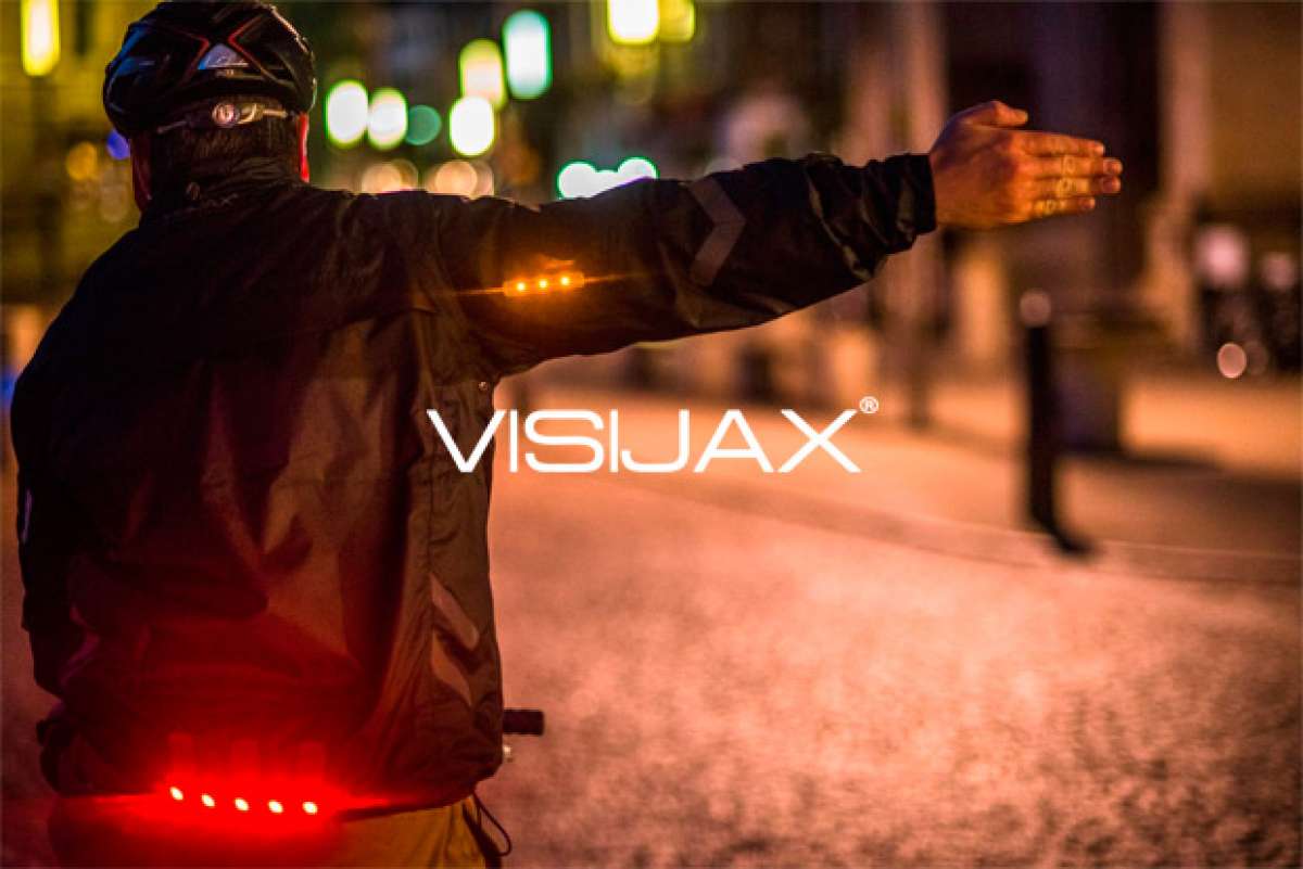 Visijax Commuter, una chaqueta de alta visibilidad con iluminación integrada para ciclistas