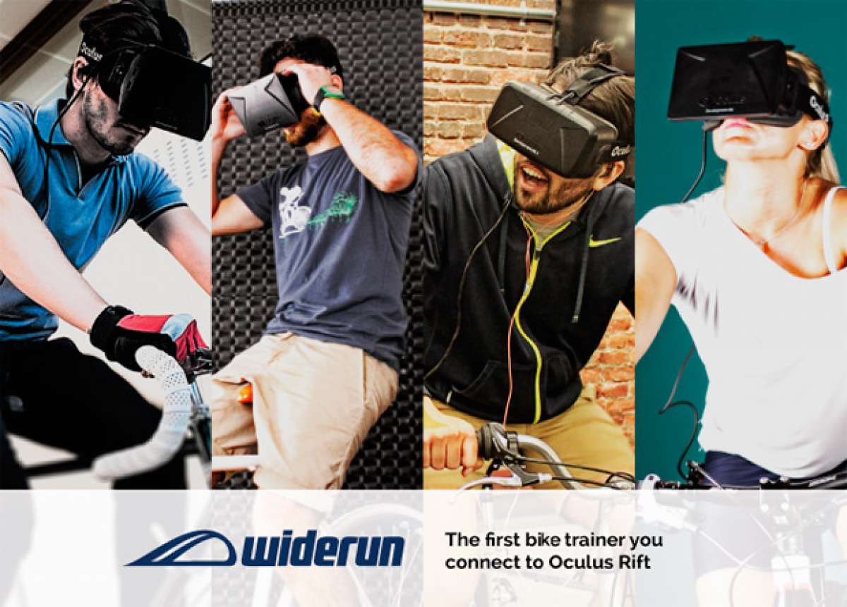 Widerun, un rodillo conectado a Oculus Rift que acerca la realidad virtual a los entrenamientos indoor