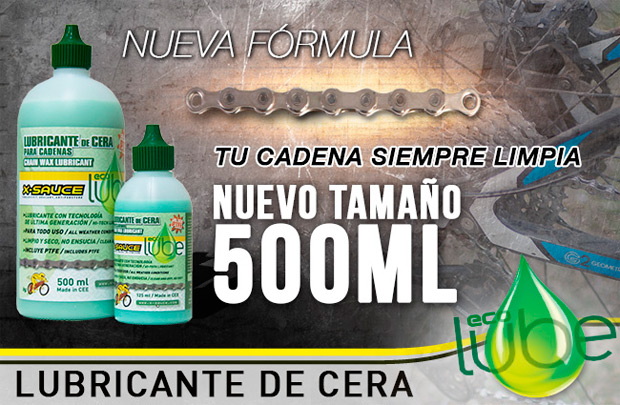 Nueva fórmula para el lubricante de cadena X-Sauce Eco-Lube