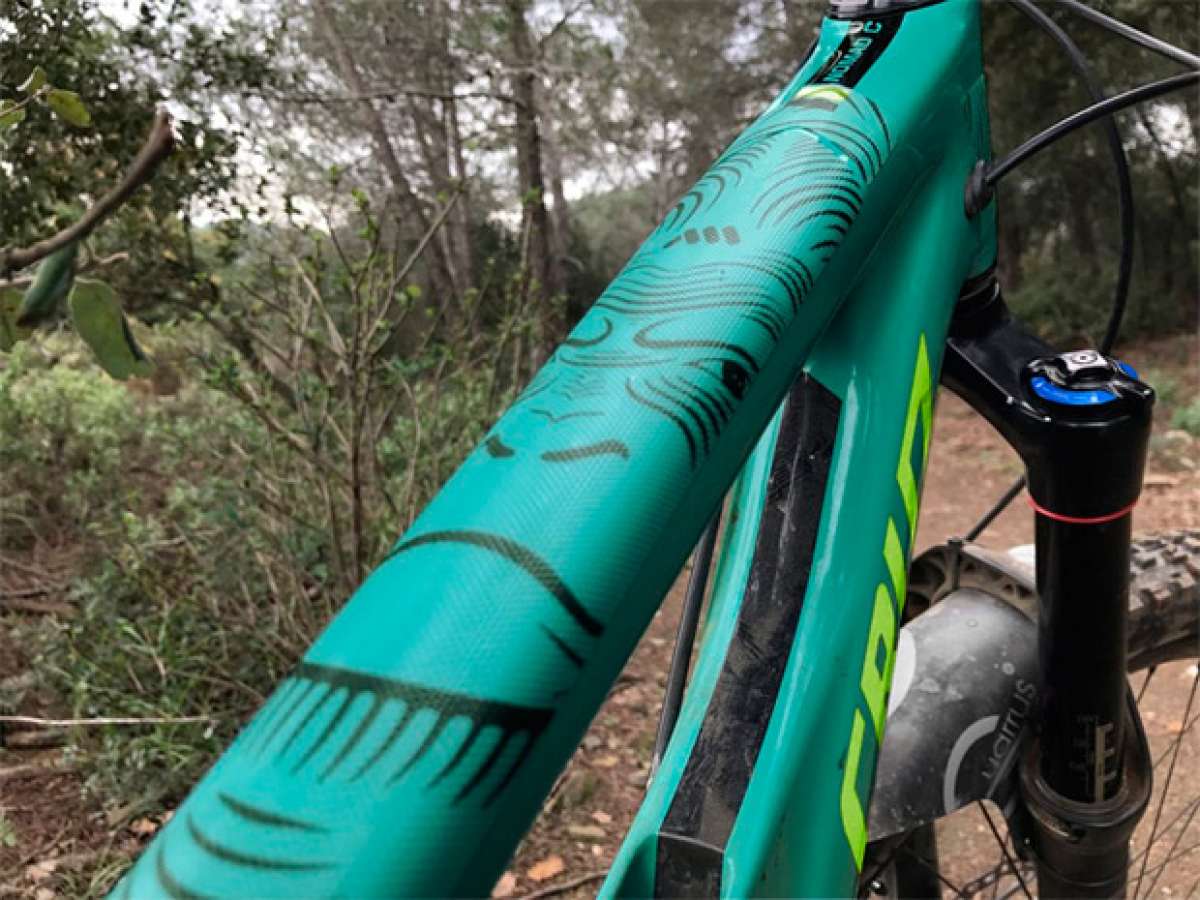 En TodoMountainBike: AMS Frame Guard APE, un nuevo protector de cuadro muy 'mono'