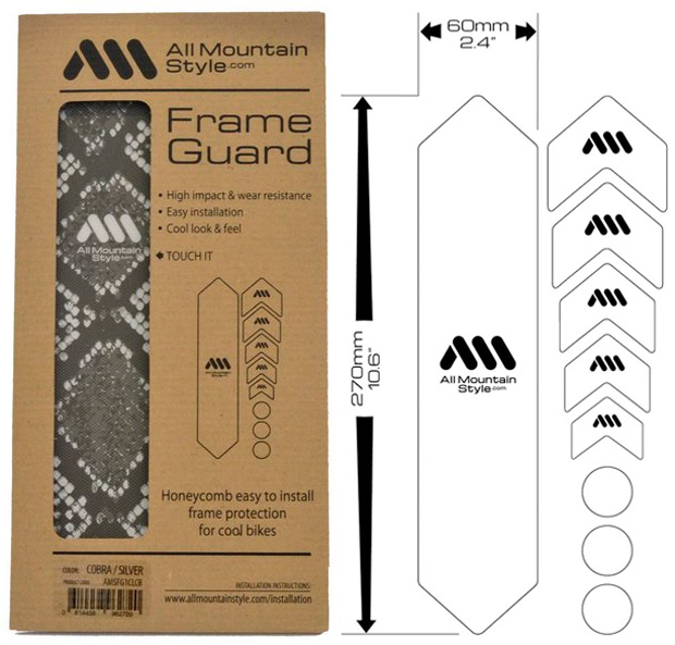 AMS Frame Guard Cobra, nueva estética reptiliana para los protectores de cuadro de All Mountain Style