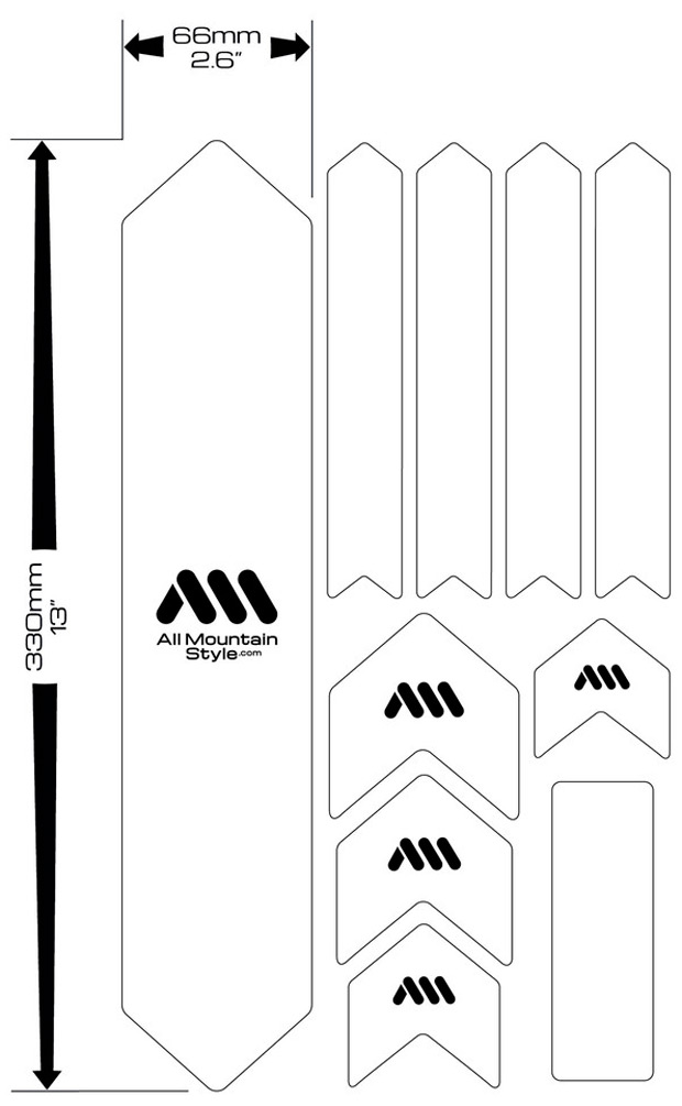 Nuevos colores para los protectores de cuadro AMS Honeycomb Frame Guard XL