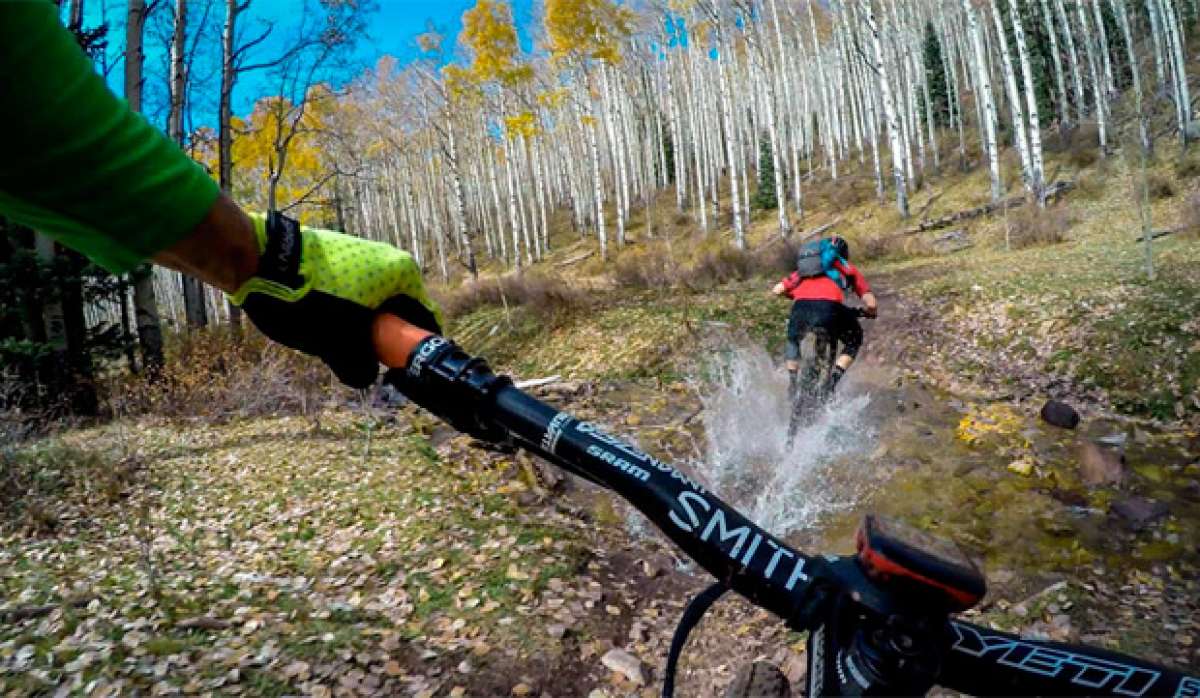 Rodando por el Burro Pass Trail (Moab, Utah) con Nate Hills y Mike Hall