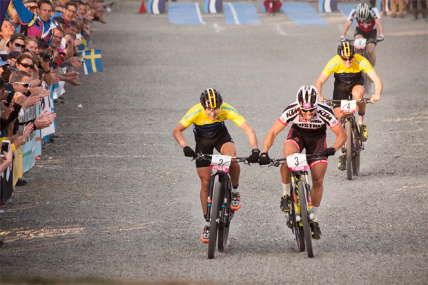 Julien Absalon, Victor Koretzky, Jolanda Neff y Sina Frei, los nuevos campeones de Europa de XCO