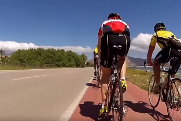 Sesenta minutos de pedaleo subjetivo por Cap Formentor (Mallorca) para nuestros entrenamientos en rodillo