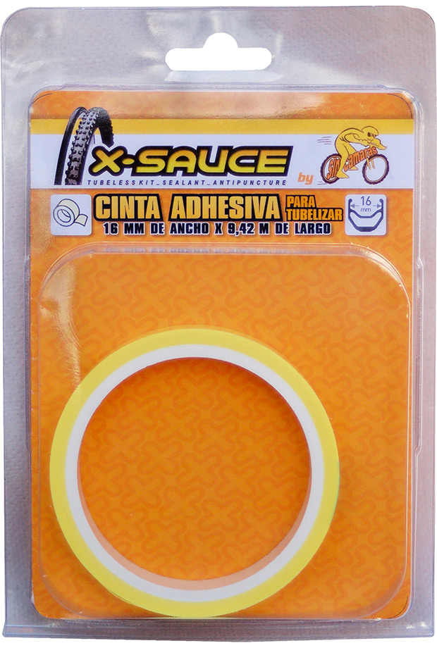 Nuevas cintas adhesivas X-Sauce para tubelizar ruedas de bicicleta