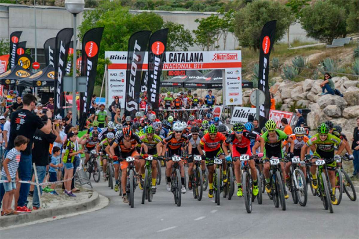 Ever Alejandro Gómez y Núria Espinosa, campeones de la Copa Catalana Internacional BTT de Igualada