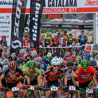 Ever Alejandro Gómez y Núria Espinosa, campeones de la Copa Catalana Internacional BTT de Igualada