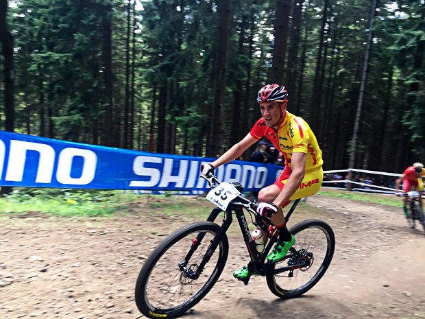 Espectacular actuación de la 'Armada Española' en el Campeonato Mundial XCO 2016