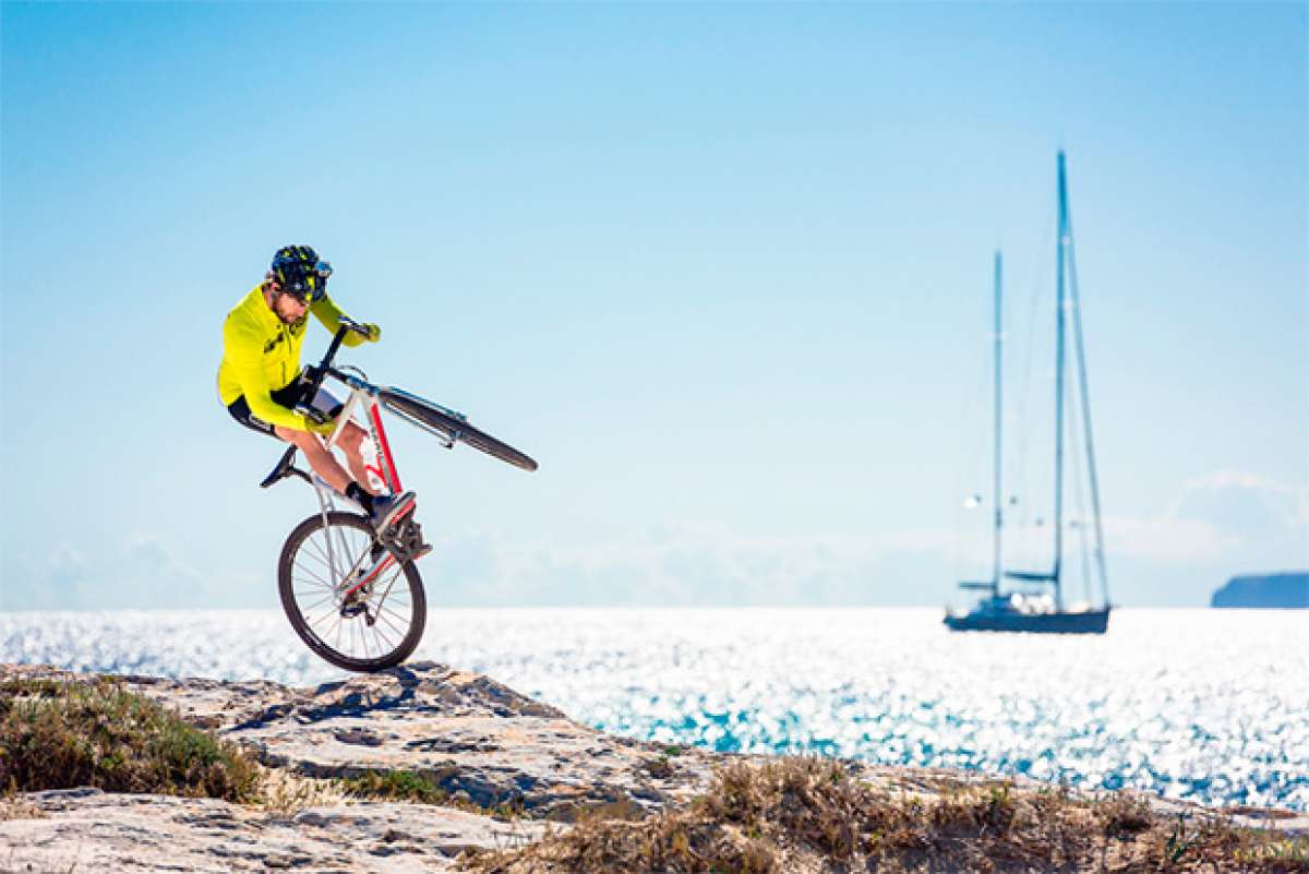 David Cachon rodando en Formentera (Islas Baleares)