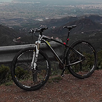 La foto del día en TodoMountainBike: "En la cima del Desierto de Las Palmas"