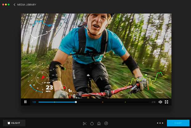 En TodoMountainBike: Estadísticas de telemetría en la aplicación Quik de GoPro para escritorio