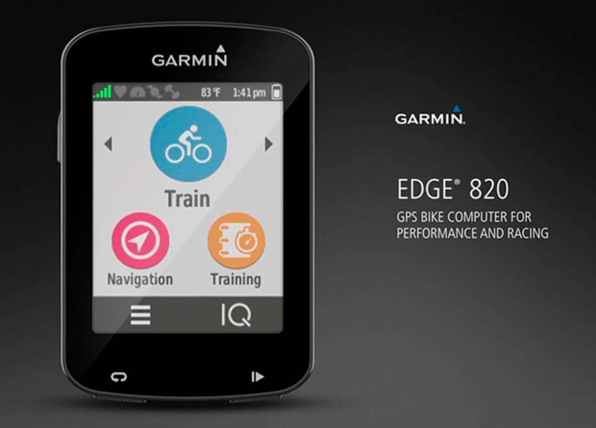 Garmin Edge 820, el ciclocomputador GPS más social