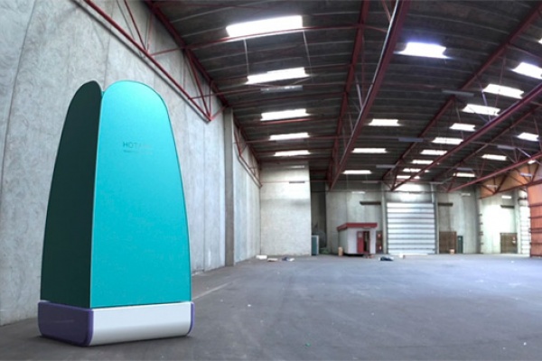 Hotaru, una interesante ducha portátil con sistema de reciclado de agua integrado