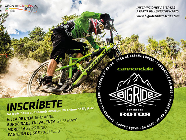 Cannondale Big Ride powered by Rotor 2016: Abiertas las inscripciones