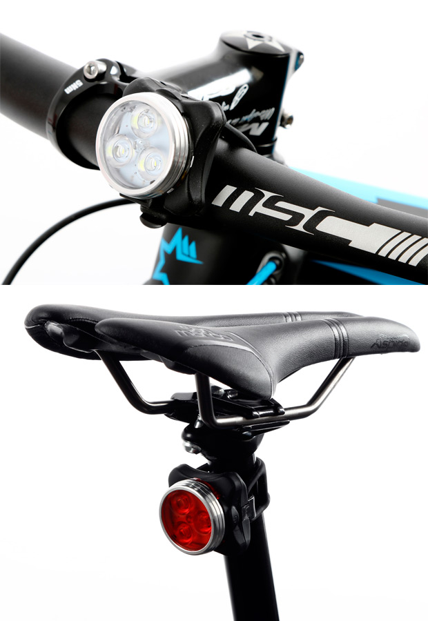 Nueva (y económica) gama de luces de seguridad para deportistas de MSC Bikes