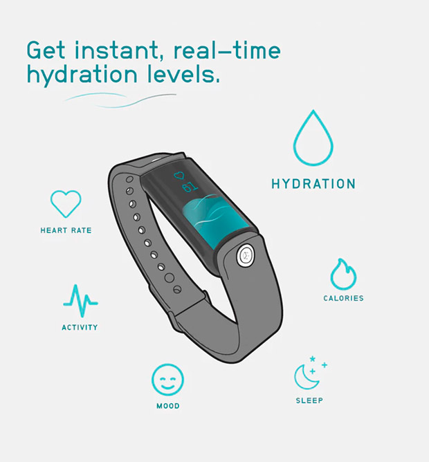 LVL, la primera pulsera que cuantifica de forma precisa el nivel de hidratación de un deportista