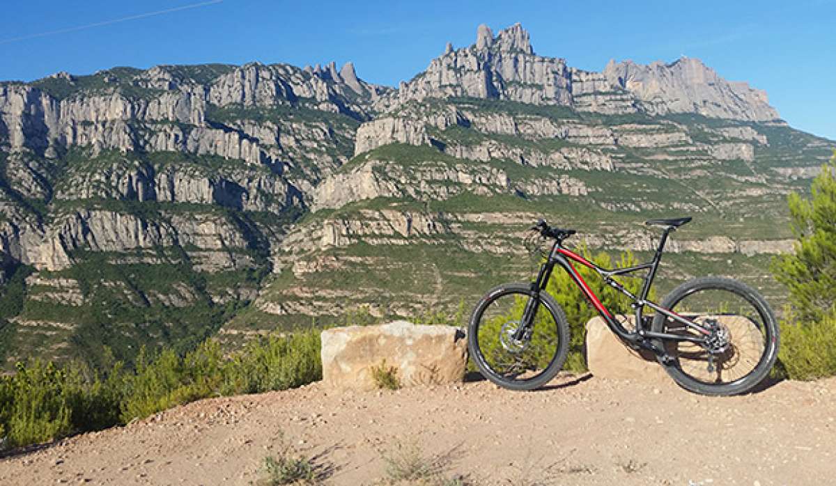 En TodoMountainBike: La foto del día en TodoMountainBike: 'Con vistas a Montserrat'