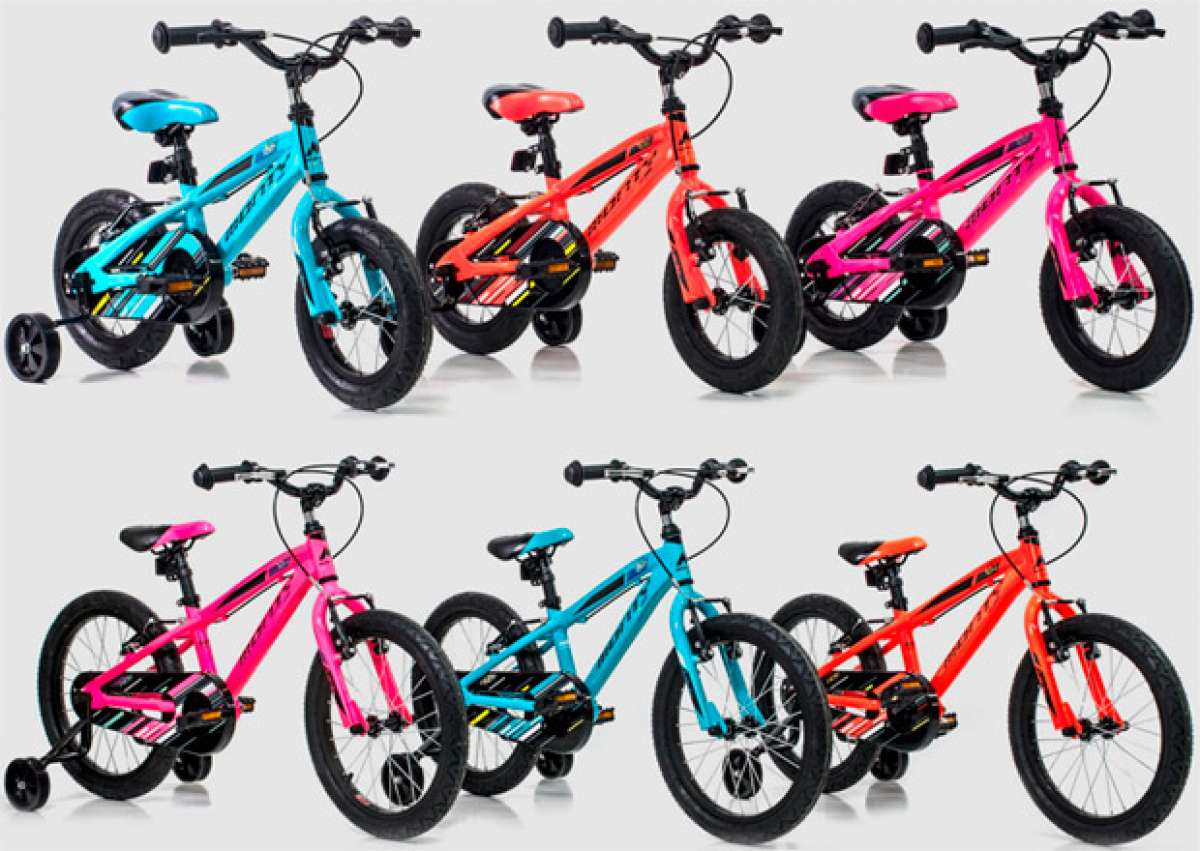 Novedades y mucho color en la nueva gama de bicicletas infantiles de Monty