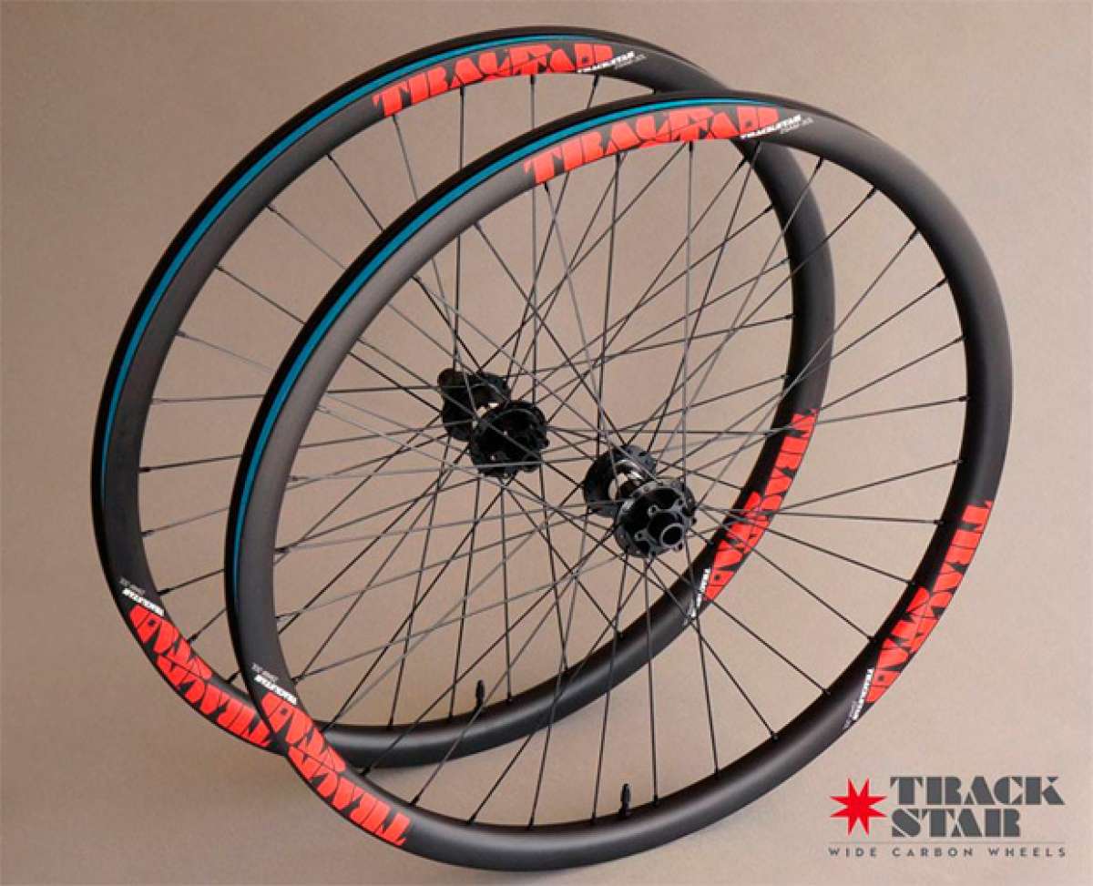 Nueva estética para las ruedas de carbono de Trackstar