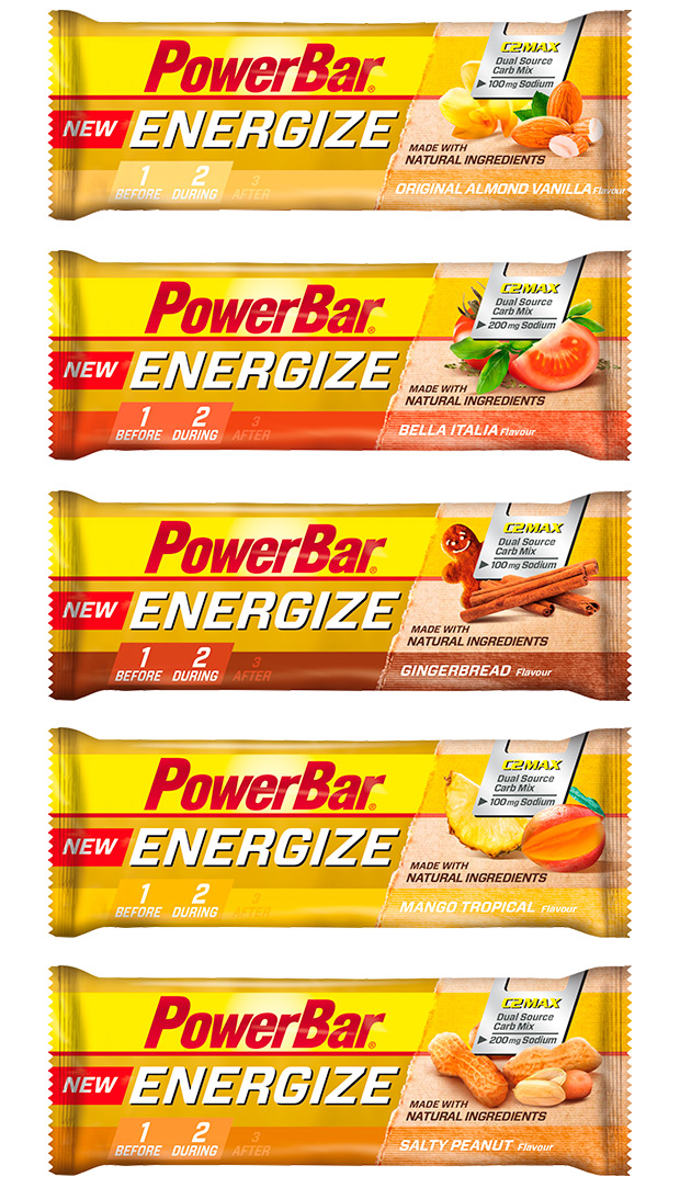 Nueva fórmula para las barritas energéticas PowerBar Energize