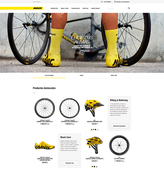 En TodoMountainBike: Renovación total y funciones mejoradas para el sitio web de Mavic