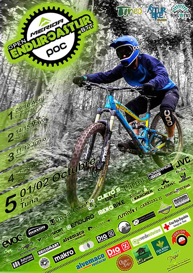 Tuña, sede de la final del Open EnduroAstur BTT 2016