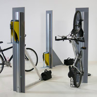 PARKIS, un innovador soporte vertical (y automático) para bicicletas
