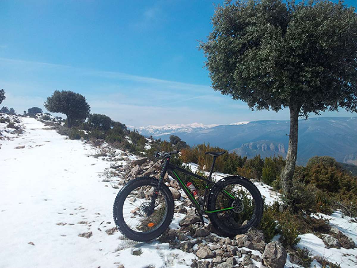 La foto del día en TodoMountainBike: 'Peña Saida en Fat Bike'